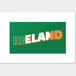 Ireland Vintage style retro souvenir Posters and Art